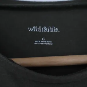 Wild Fable T-Shirt Womens S Olive Green Short Sleeve Cropped Stretch Excellent thumbnail 2