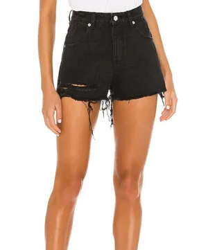 Rollas Dusters Short in Layla Black  thumbnail 1