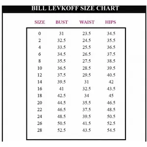 Bill Levkoff Bridesmaid Dress Wedding Short Gown Chiffon Sleeveless 8 thumbnail 7