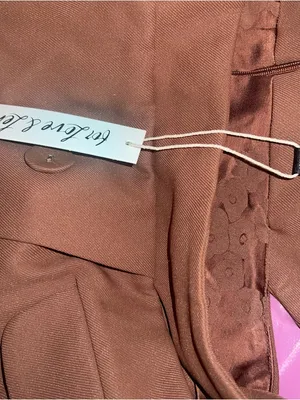 NWT For Love and Lemons Alysa Mini Skirt in Brown thumbnail 5