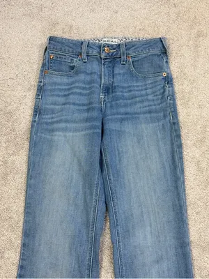 Ariat Women’s R.E.A.L. High Rise Eloise Straight Jeans Cowgirl in Maine 28L thumbnail 3