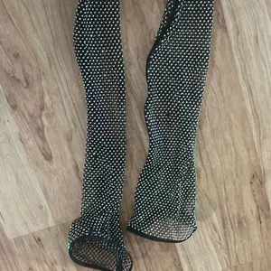 Women's Rhinestone Shoes Fashion Solid Color High Heels Pointed Boots Trendy Sex thumbnail 2