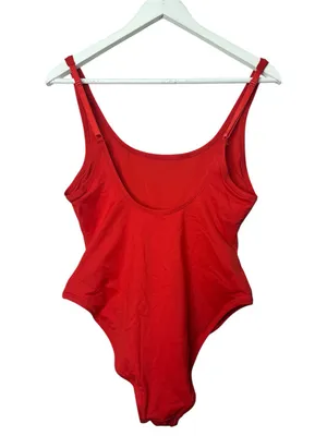 Skims Signature Swim Scoop Neck One Piece Red Size XL thumbnail 6