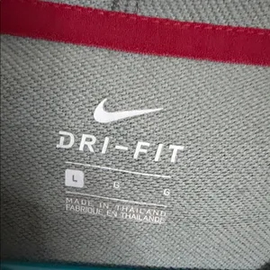 Nike Grey Hoodie with Pink Accents and Maroon Drawstrings thumbnail 2