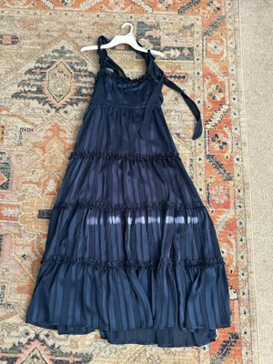 Navy Blue Lulus Maxi Dress  thumbnail 2
