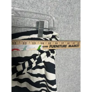 K. Jordan Large‎ Womens Pants Wide Leg Zebra Print Black White Loose Flowy thumbnail 3