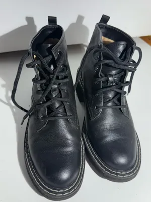 Paolo Black Lace-Up Leather Ankle Boots thumbnail 3