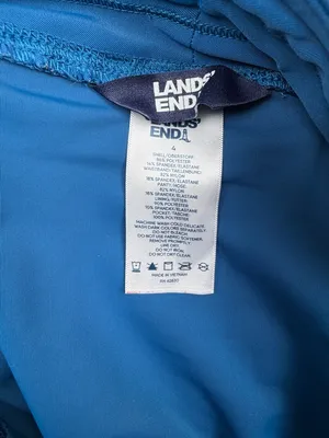 Lands End Athletic Running Shorts Blue Lightweight Women’s Size 4 4.5” Inseam‎ thumbnail 2