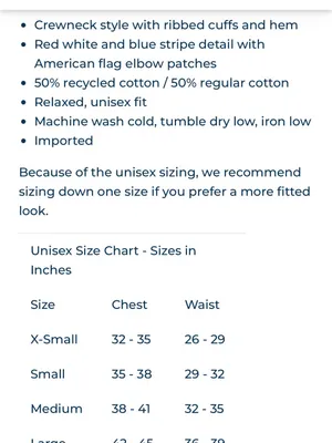 Seabird Unisex Flag Americana Sweater Ultra Prep thumbnail 5