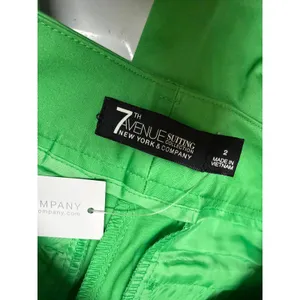 New York & Company 7th Avenue Bermuda Shorts Bright Green Stretch Cotton 2 NWT‎ thumbnail 4