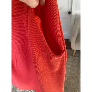 Bisou‎ Bisou Michele Bohbot Coral Mini Dress Quiet Luxury Cocktail Wedding Guest thumbnail 6