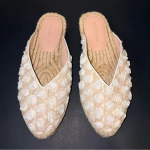 NEW Avec Les Filles Val Rosette Espadrille Mules Size 5 Coquette Preppy Boho thumbnail 2