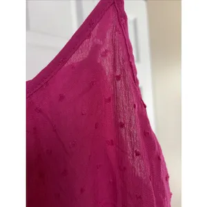 Panhandle Swiss Dot Camisole Womens Size M Hot Pink Cami Tank Top Sleeveless thumbnail 4