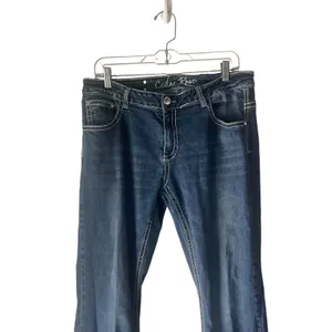 Ceder Rose‎ Women Size 33 X 34 Wing Hustler Y2k Straight Leg Mid Rise Jeans thumbnail 3