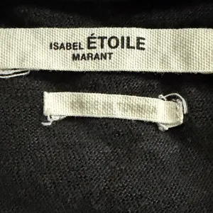 Isabel Marant Etoile Kiefferf Black Linen Long Sleeve Logo Tee TS0766-21A060E thumbnail 4