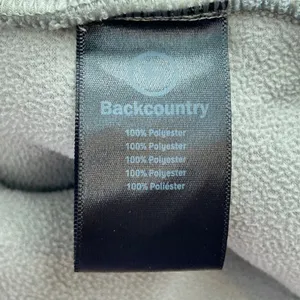 Backcountry Sherpa Fleece‎ Quarter Zip Pullover Sage Gray Medium Gorpcore Cozy thumbnail 8