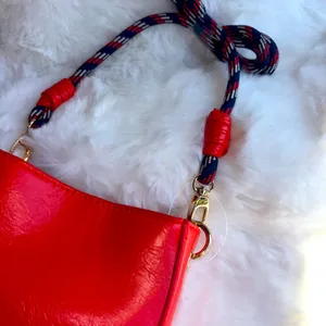 Red Cross Body Purse Bag ~ NWTS ~ With Red white Blue 4th July Straps handles thumbnail 10