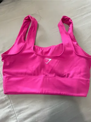 Women's Gymshark Hot Pink sports bra xsmall thumbnail 2