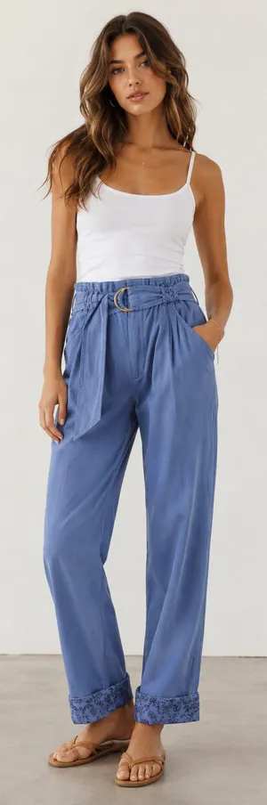 Anthropologie Malin Utility Belted Pants thumbnail 1
