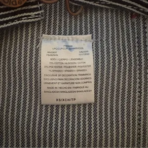 Carhartt Women's Relaxed Fit Denim Railroad Striped Bib Overall XS thumbnail 9