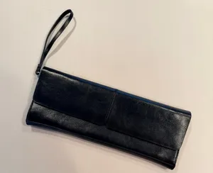 ALFANI | Leather clutch purse with strap thumbnail 1