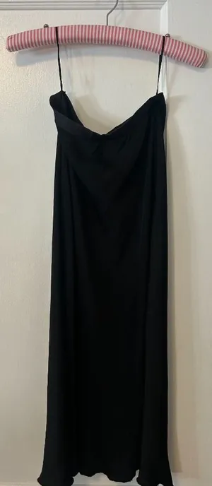 Free People Intimately Black Maxi Skirt thumbnail 1