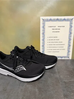 Saucony Echelon 10 Women's Running Shoes Black/Silver Size 9.5B thumbnail 2