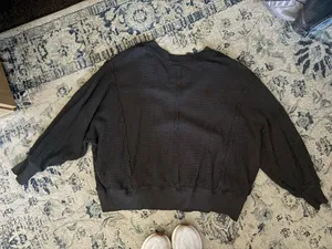 Grey American eagle sweatshirt thumbnail 4