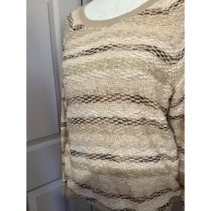 American Eagle Outfitters Cream Chunky Knit Sweater thumbnail 3