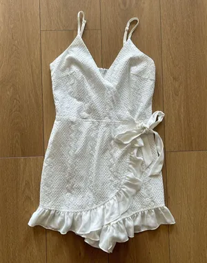Sugarlips Ivory Lace Romper thumbnail 1