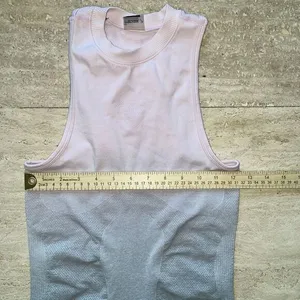 GymShark Sport Tank Top Shirt Size XS Pink‎ Gray thumbnail 3