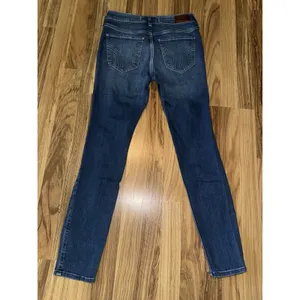 Hollister High-Rise Super Skinny Jeans Womens 9R W29 L28 Blue Stretch Distressed thumbnail 4