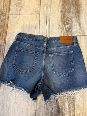 Lucky Brand Floral Embroidered Denim Shorts thumbnail 6