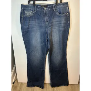 Ashley Stewart Fearless 26 Skinny Jeans High Rise Stretch Denim NWT Plus Womens thumbnail 12