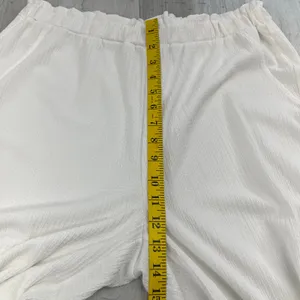 Crosby Wide White Leg Lightweight Lined Flowy Stretch Vacation Lounge Pants thumbnail 7