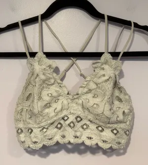 Dry Goods Off‎ White Lace Bralette thumbnail 1
