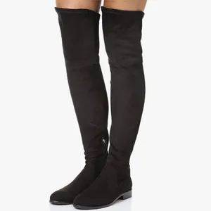 Dolce Vita microsuede black Over the knee thigh high minimalist luxe boots 8 thumbnail 2