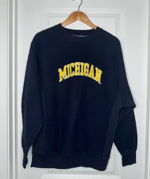 Steve & Barry's Vintage University of Michigan Crewneck thumbnail 1