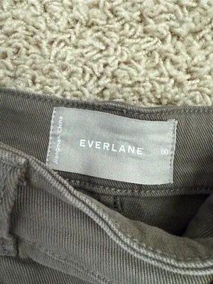 Everlane Utility Barrel Pants size 00 Olive green thumbnail 4