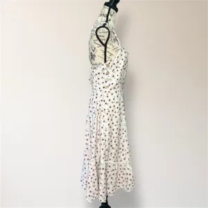 Hutch White Floral Mini Dress Crossback Straps Milkmaid Spring‎ Wedding Guest thumbnail 5