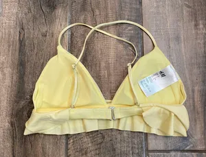 H&M Yellow Triangle Bikini Top thumbnail 7