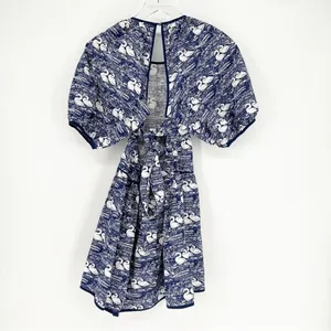 NWT Laura Ashley x Urban Outfitters Swan Puff Sleeve Mini Dress‎ XS Cottagecore thumbnail 3