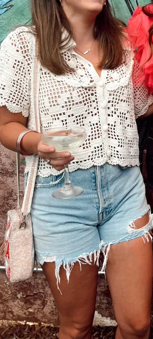 Free People Crochet Top thumbnail 2
