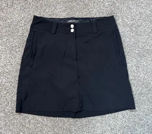 Nike Golf Dri-FIT Black Skort Womens Size 4 Athletic Skirt with Shorts Pockets thumbnail 1