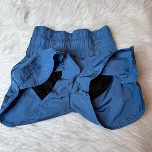 FP Movement Free‎ People Way Home Shorts Blue High Rise Running Athletic XS thumbnail 2