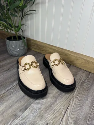 Circus NY by Sam Edelman Womens Light Pink with Gold Evangeline Heeled Mule 8 thumbnail 2