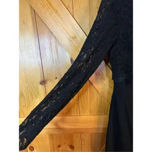 Lauren Ralph Lauren Black Lace Women’s Dress SZ-12P (8647) thumbnail 4