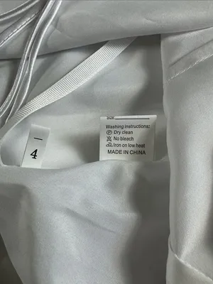Monvelli Satin Maxi Slip Dress White Size 4 NWT thumbnail 7