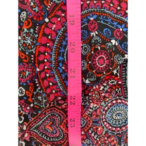 Abercrombie Spaghetti Strap Paisley Burgundy and Navy Dress Size Small‎ Y2K thumbnail 5