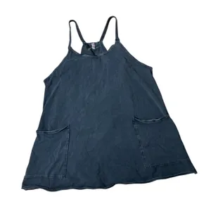 Free People FP Movement Hot Shot Mini Dress Womens S Black Romper Liner Pockets thumbnail 1